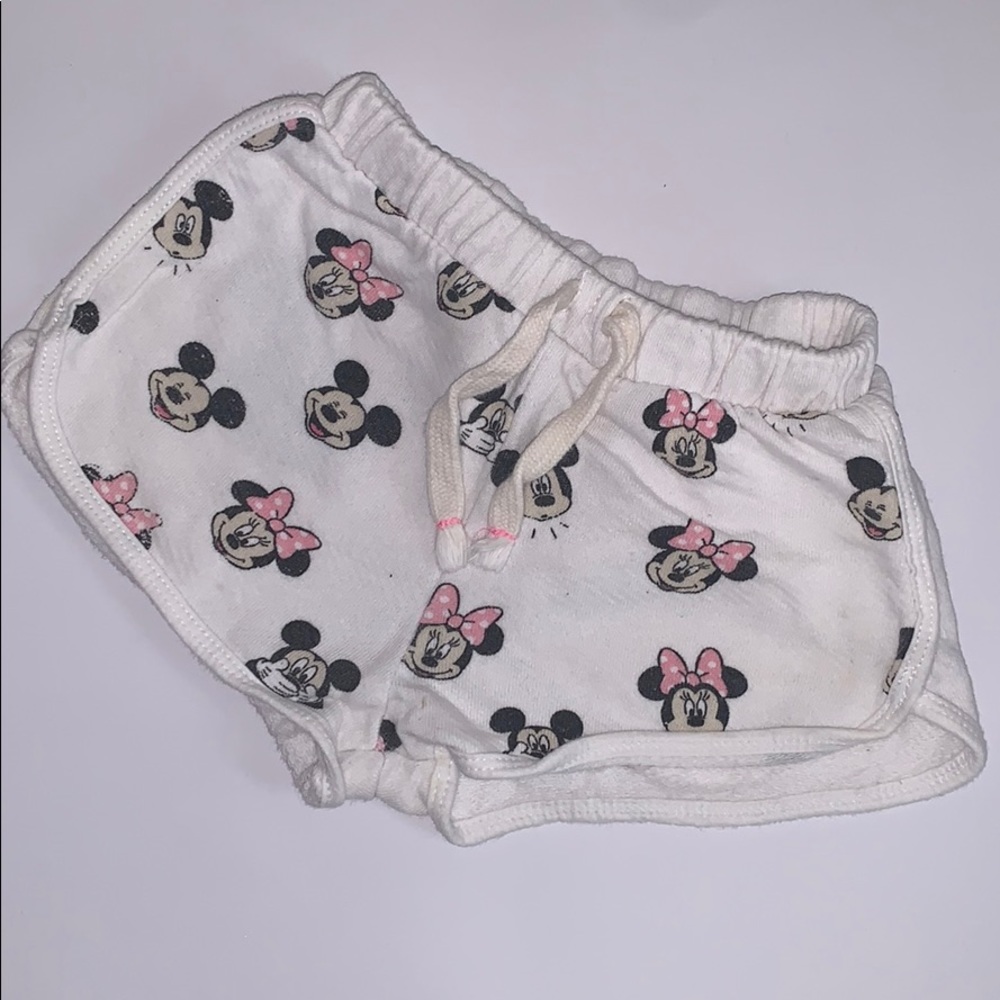 Zara baby minnie/mickey mouse shorts 18-24 months